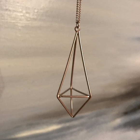 ✨FREE in bundle✨ Silver Pendulum Plumb Geometric Necklace - Picture 3 of 3